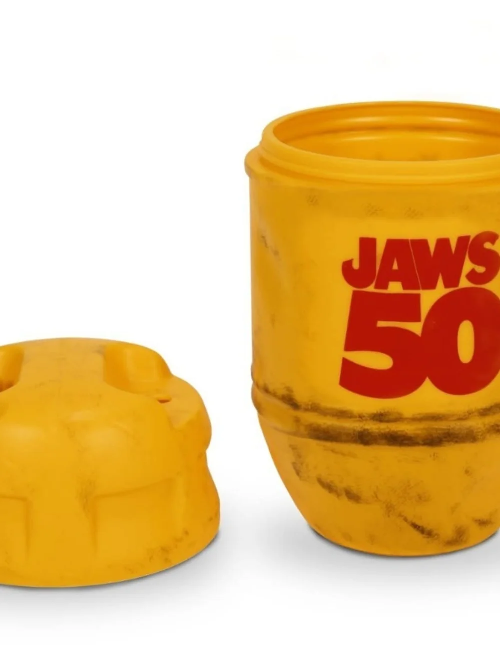 Jaws 50th Anniversary Barrel Drink Cup with Straw, Sealed